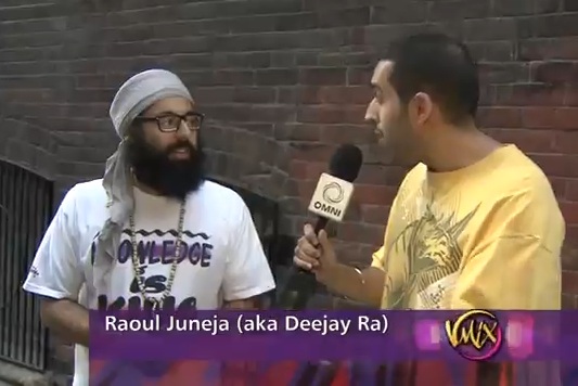 Mandeep Sethi w/ Deejay Ra on OmniTV’s V-Mix