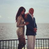 Pitbull and Priyanka Chopra on the set of “Exotic”