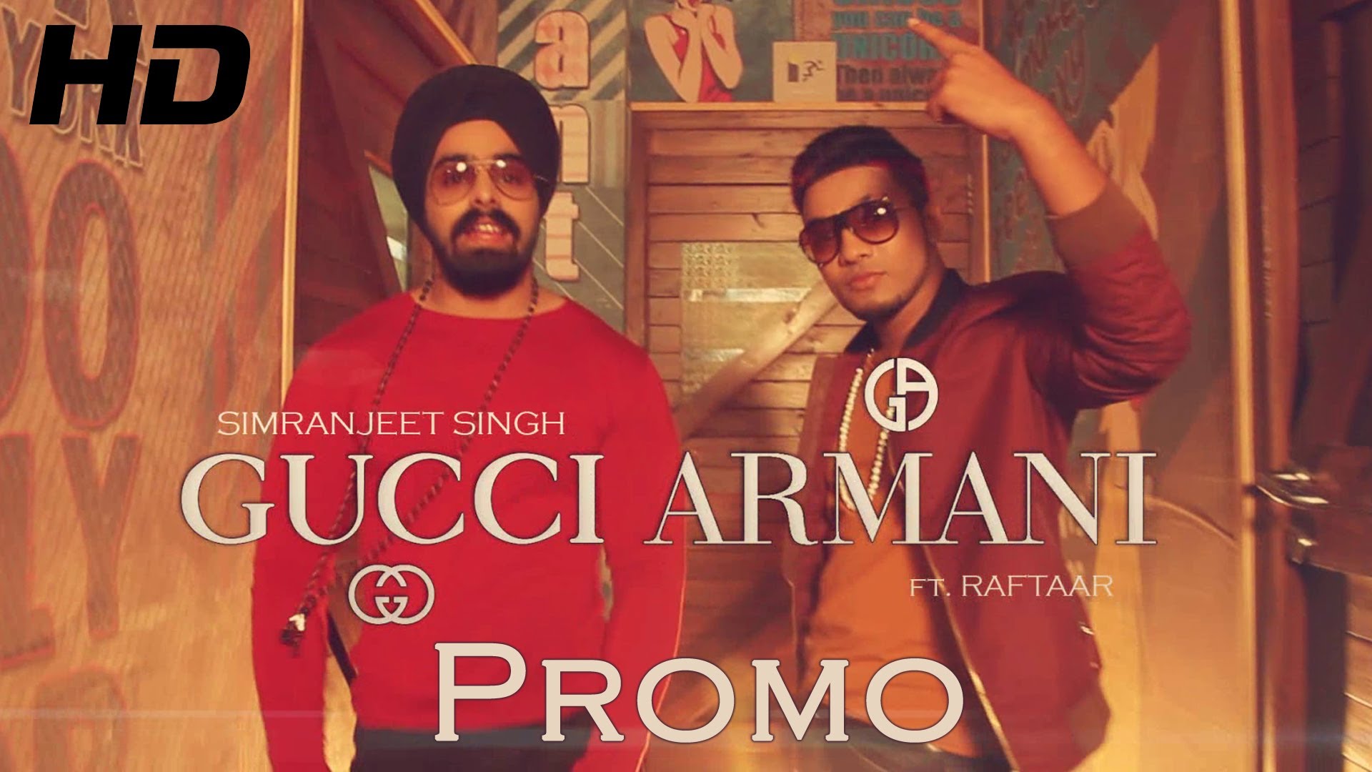 Gucci Armani - Simranjeet singh Feat. Raftaar (Promo) - Desi Hip Hop