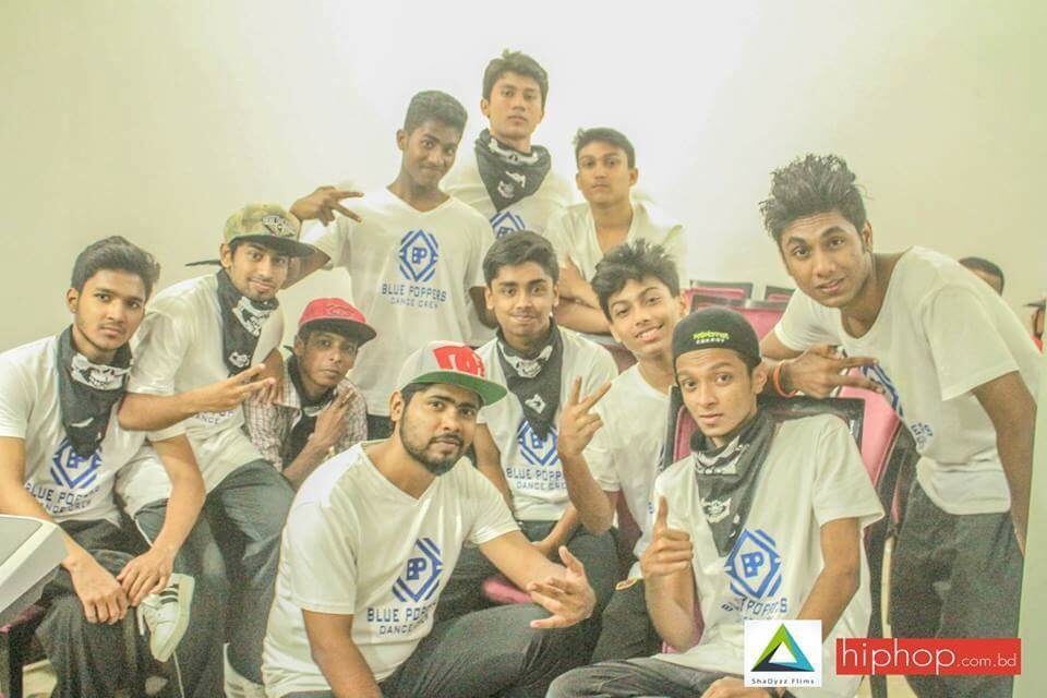 The blue poppers bd gonna participate and represent bangladesh on world hiphop dance championship 2016.